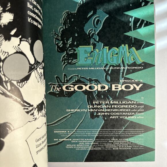 ENIGMA DC Comics #3 of 8 DC Vertigo Comics - Picture 5 of 6